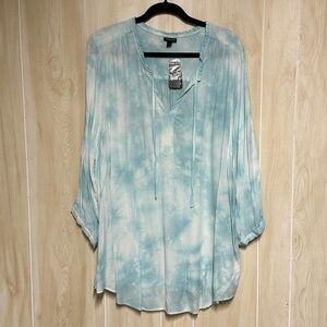 Torrid Blue Cloud Top
